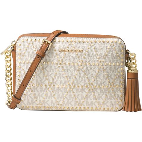 michael kors ginny silber|Michael Kors ginny camera bag.